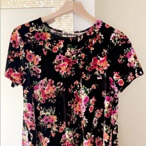 show me your mumu velvet shift dress